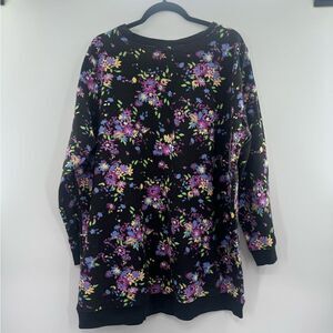 3For$20 WomanWithin Black/Purple Sweater size Large